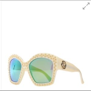 Gucci Square Frame Star Sunglasses $